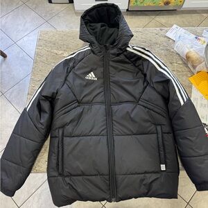 Adidas Black Puffer Kids Jacket